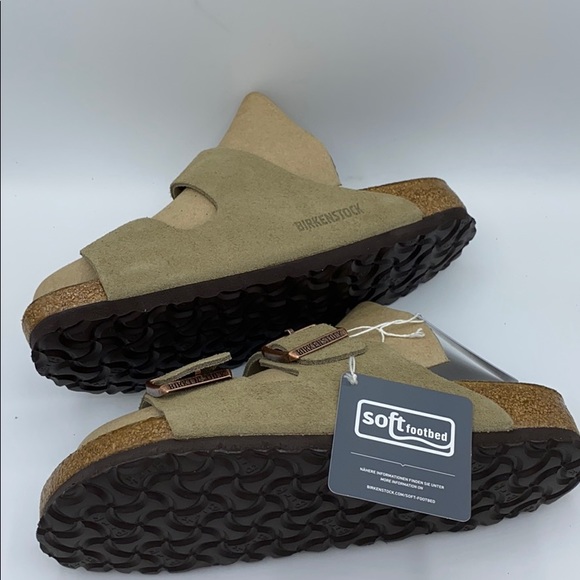 Birkenstock Arizona Taupe Suede - Picture 3 of 5